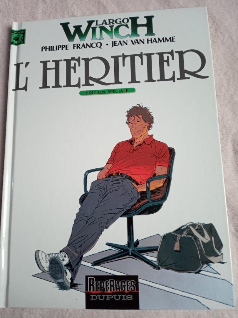 Bd Largo winch l'héritier Philippe Franck Jean van Hamme, Enlèvement ou Envoi