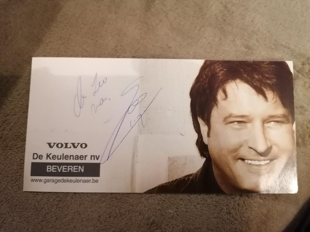 Fotokaarten met handtekening Garry hagger, Verzenden