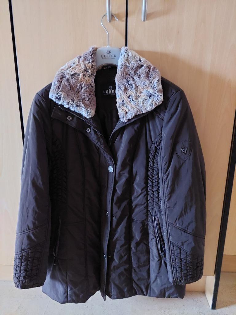 Mooie winterjas voor dames (Barbara Lebek), Bruin, Maat 42/44 (L), Ophalen of Verzenden, Barbara Lebek