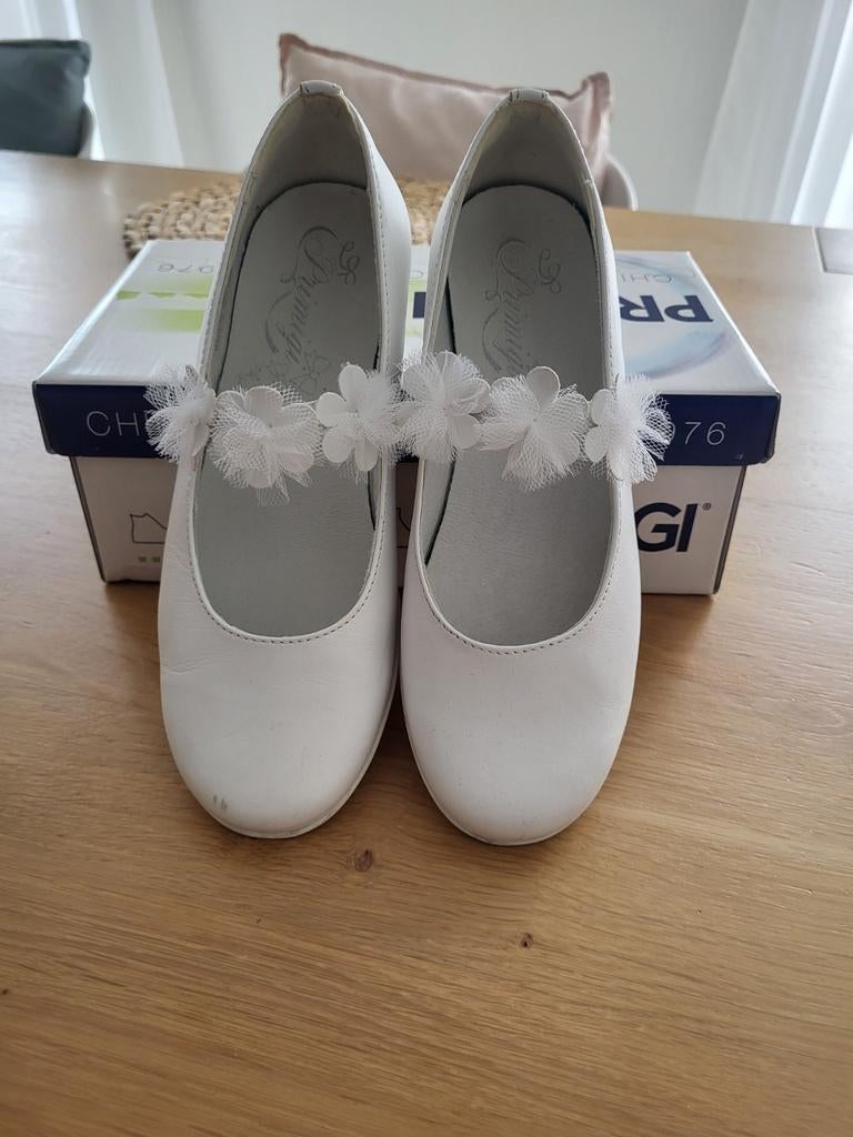 Chaussures de communion/cérémonie blanches taille 35 Primigi, Enlèvement ou Envoi, Comme neuf, Chaussures