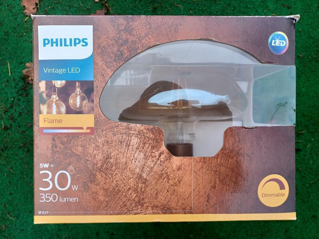 Lampe LED vintage Philips, Enlèvement, Neuf, Ampoule LED