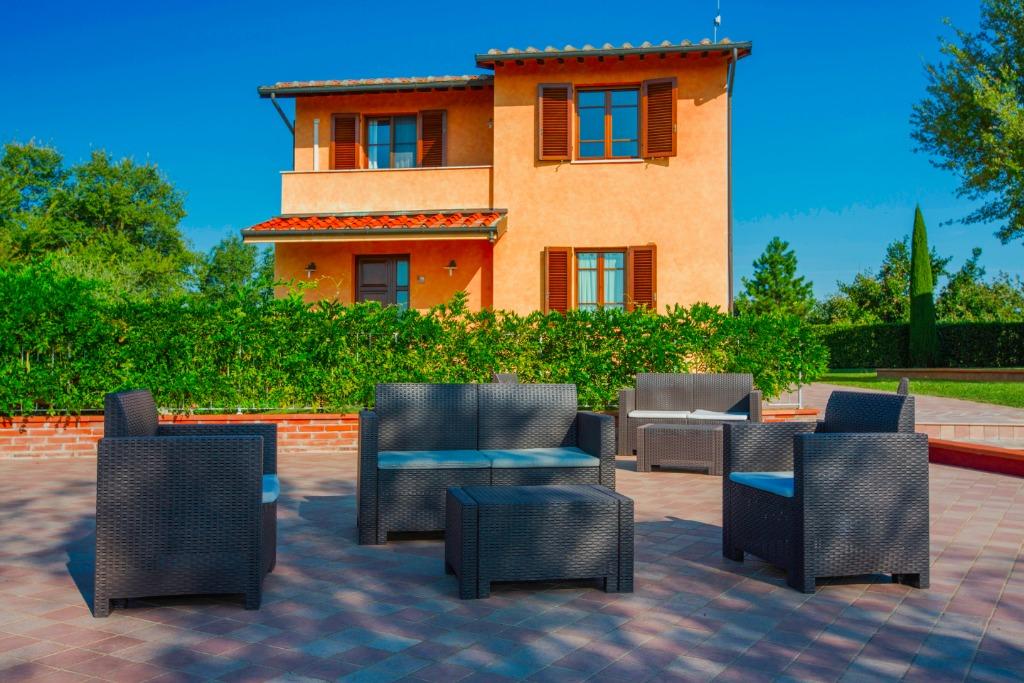 Vakantie in Toscane in een villa met tuin en zwembad, 5 personen, In bos, 2 slaapkamers, Toscane