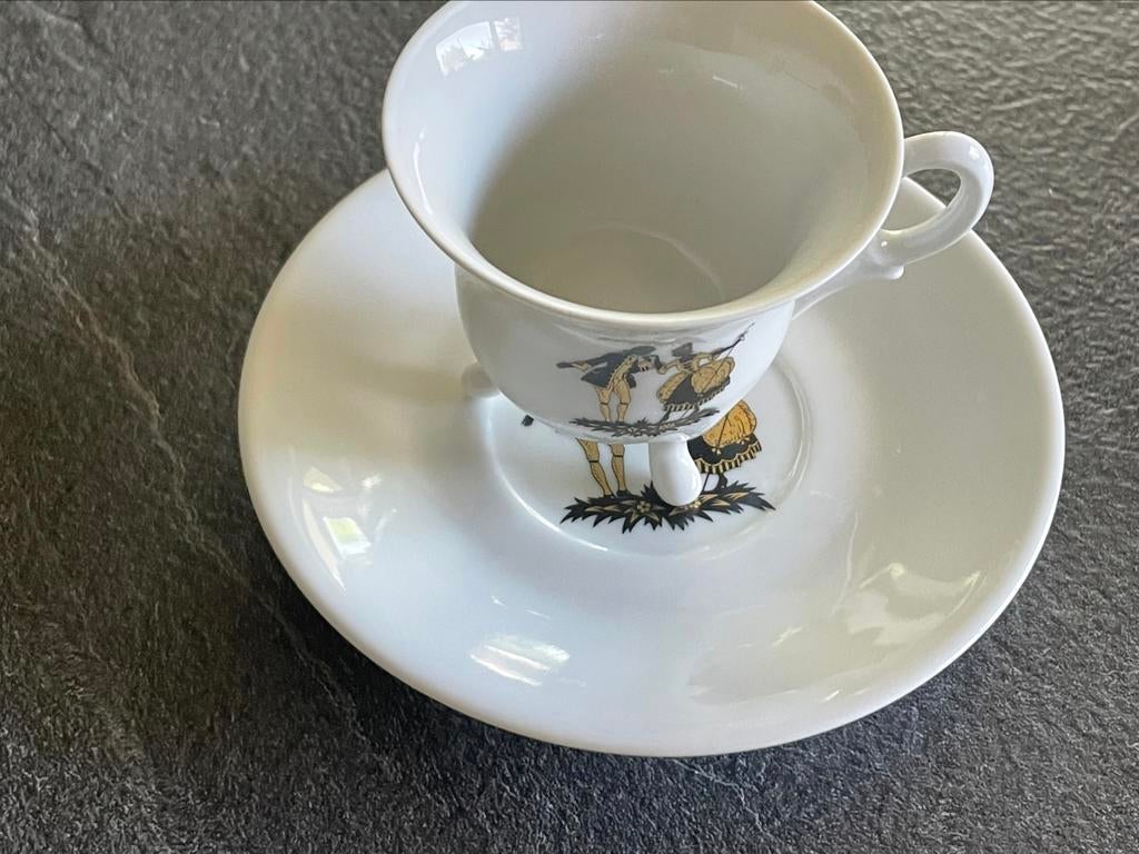 Petites tasses et sous tasses (6), Collections, Enlèvement, Comme neuf