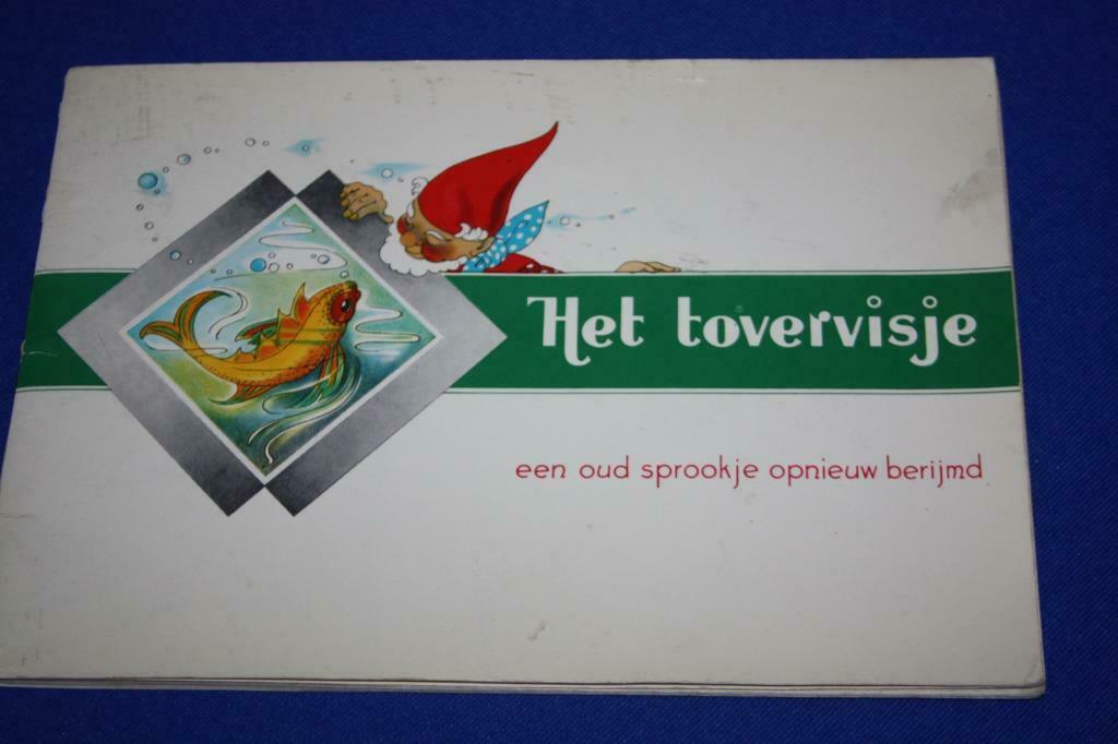 Oud Plakplaatjes album "Het Tovervisje" van Nelle koffie, Boeken, Ophalen of Verzenden, Gelezen, Nans van Leeuwen, Plaatjesalbum