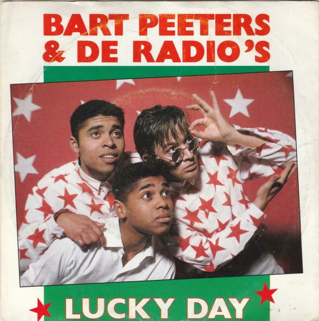 45T: Bart Peeters & de Radio's : Lucky day : Pop: BE, Cd's en Dvd's, Ophalen of Verzenden, Pop