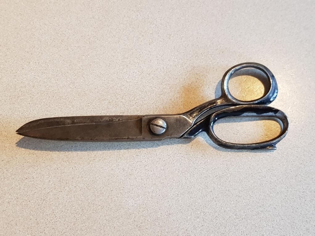 Vintage kleermakers schaar staal, Ophalen of Verzenden, Gebruikt, Overige typen