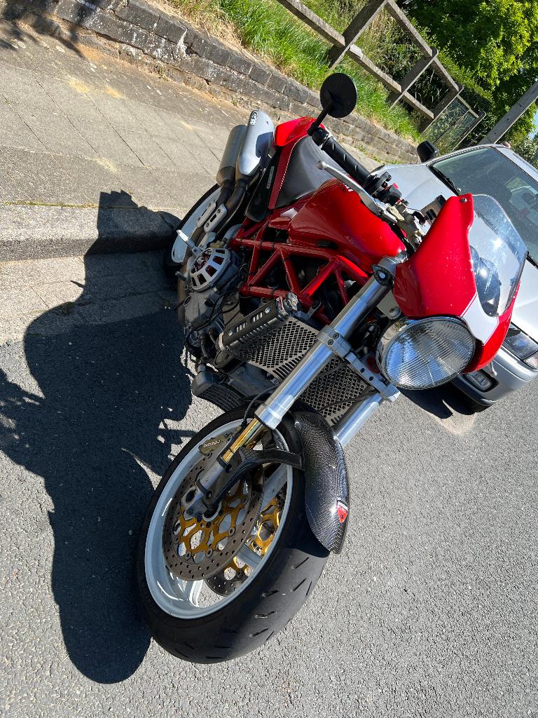 Ducati Monster S4R 996 - Bezoek op afspraak, Motoren, 2 cilinders, Bedrijf, Meer dan 35 kW, SuperMoto