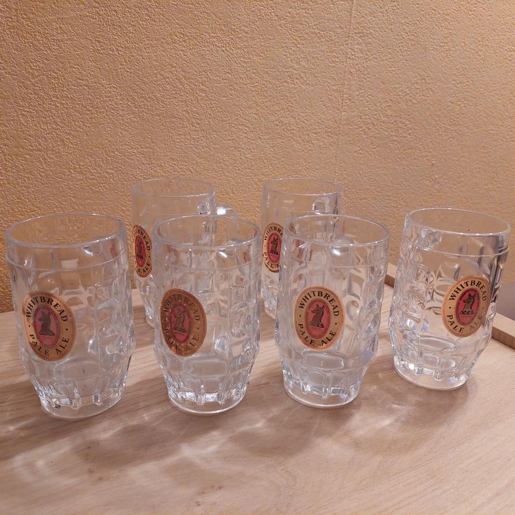 bierglazen Whitbread Pale Ale, Neuf, Verre ou Verres, Verre, Enlèvement