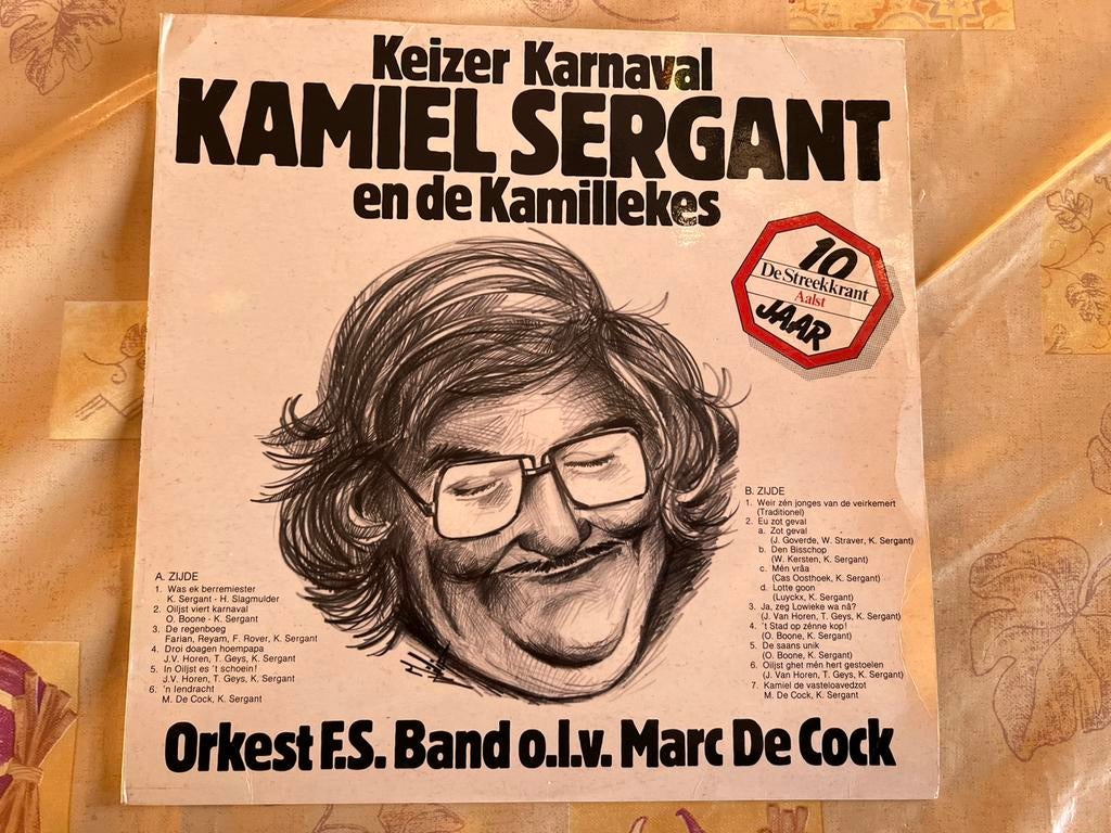 Kamiel Sergant LP Keizer Karnaval en De Kamillekes, Ophalen of Verzenden, Gebruikt