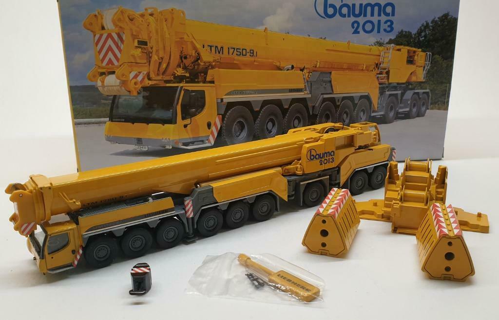 WSI Models Liebherr LTM 1750 9.1 BAUMA 2013 1:87 (H0) (#411), Enlèvement ou Envoi, Comme neuf, Grue, Tracteur ou Agricole, Autres marques