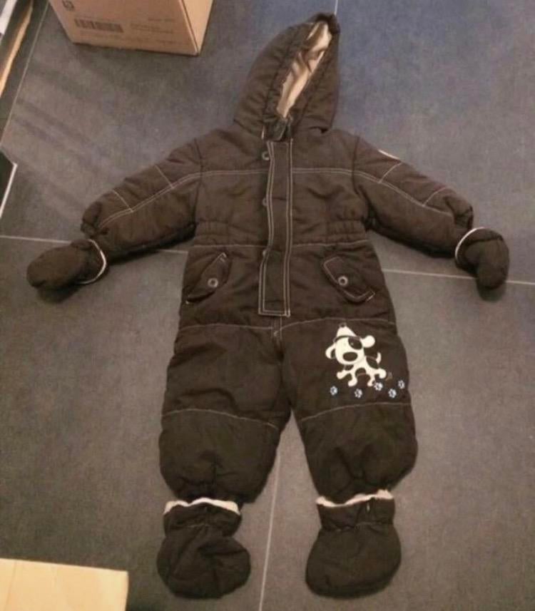 Skipak bruin maatje 80, Kinderen en Baby's, Babykleding | Maat 80, Ophalen of Verzenden, Zo goed als nieuw