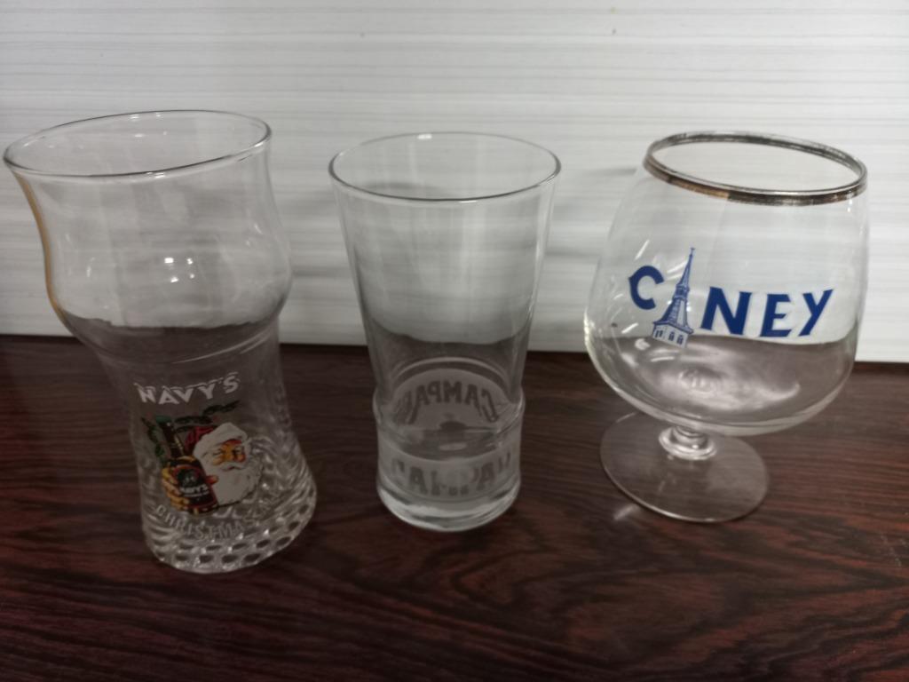 Campari ciney Christmas glas, Collections, Enlèvement ou Envoi