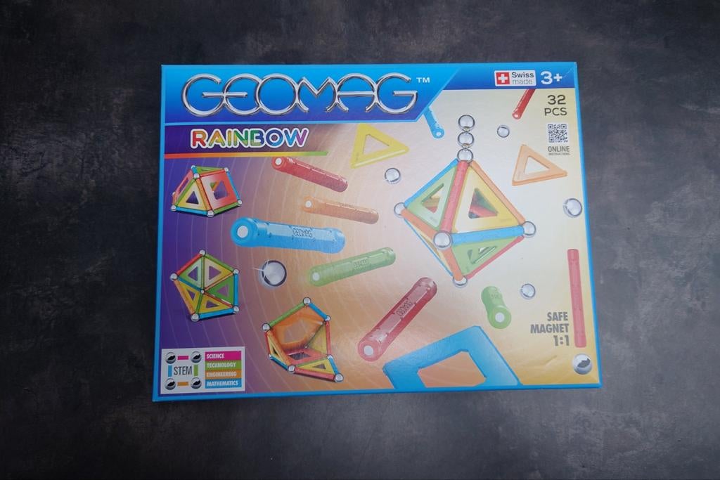 Geomag Rainbow set 32 stuks nieuw, Ophalen of Verzenden