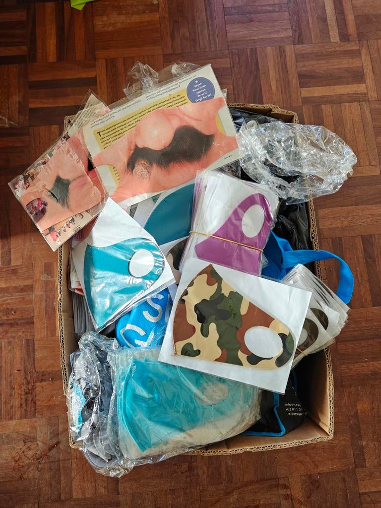Mondmaskers verschillende kleuren, Doe-het-zelf en Bouw, Adembescherming, Ophalen