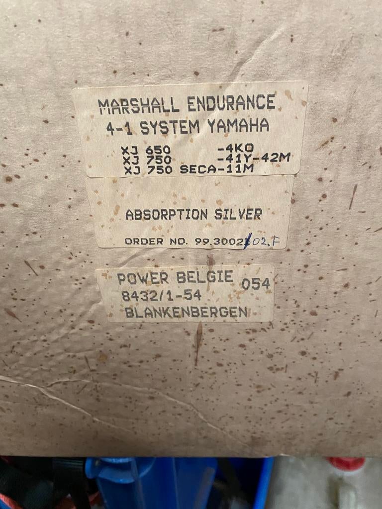 Marshall uitlaatset Yamaha XJ650, XJ750 en Seca, Motoren, Ophalen of Verzenden, Nieuw