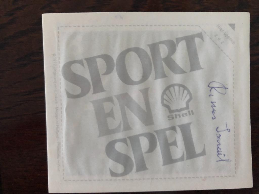 Sport en Shell, Verzamelen, Ophalen of Verzenden, Zo goed als nieuw, Sport