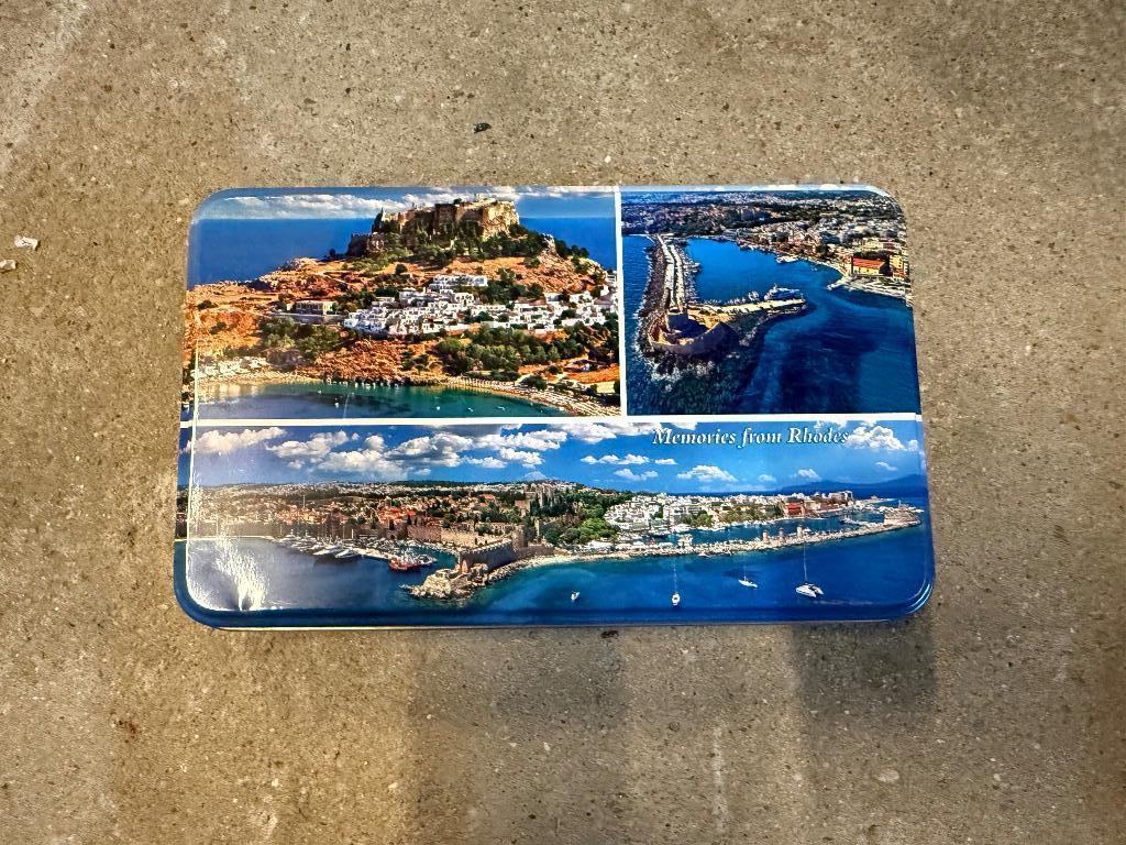 Boîte métallique Memories form Rhodes, Ophalen of Verzenden, Nieuw