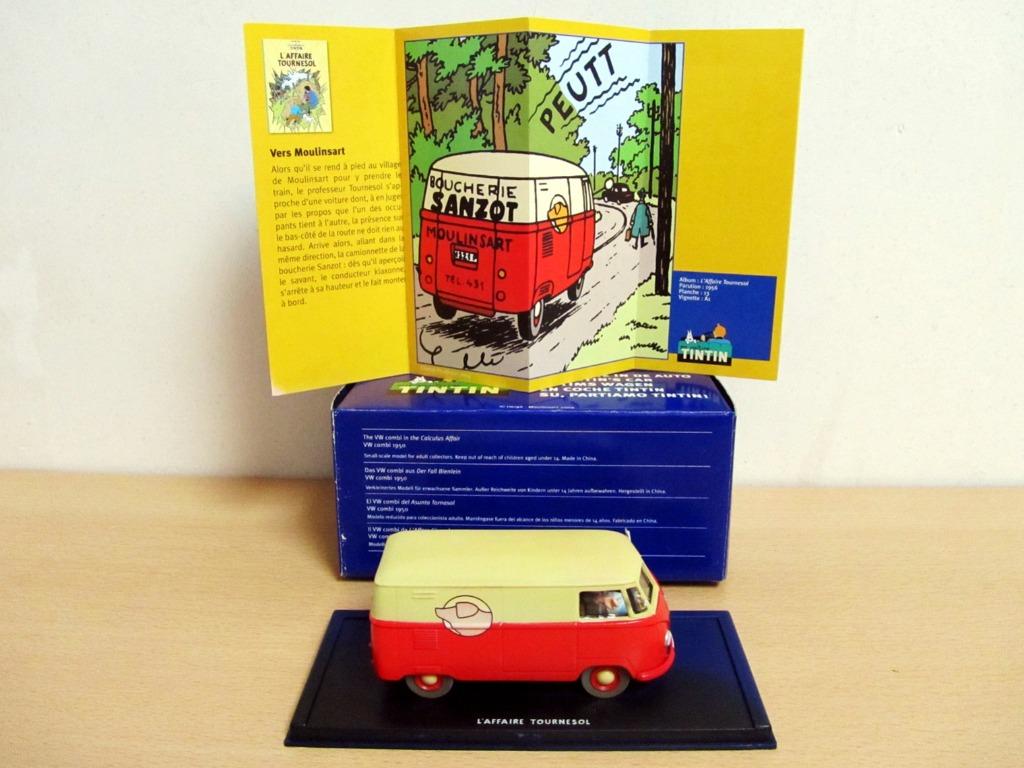 Combi VW 1950 Tintin "L'Affaire Tournesol" + certificat, Hobby & Loisirs créatifs, Enlèvement ou Envoi, Neuf, Bus ou Camion, Autres marques