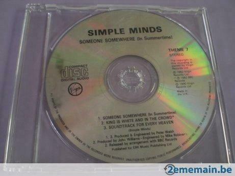 CD: Simple Minds, CD & DVD, Enlèvement ou Envoi