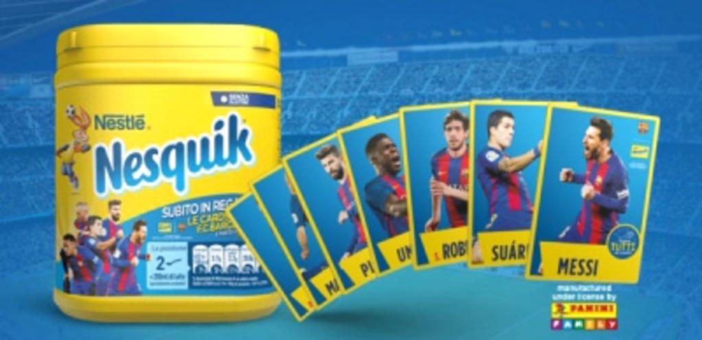 F.C. Barcelona Nesquik Cards 2017 - Panini stickers à éch/ve, Enlèvement ou Envoi, Neuf, Cartes en vrac