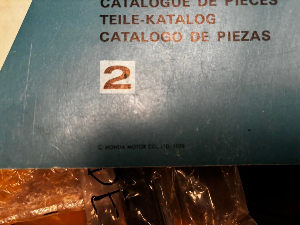Partsmanual onderdelenboek Honda XL50, Fietsen en Brommers, Ophalen of Verzenden, Gebruikt