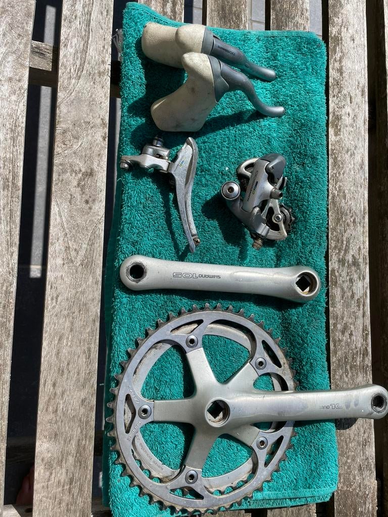 Vintage Shimano mini-groepset, Ophalen