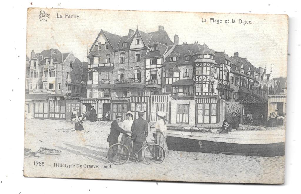 La Panne NA200: La Plage et la Digue 1919, Collections, Cartes postales | Belgique, Envoi, Avant 1920, Affranchie, Flandre Occidentale