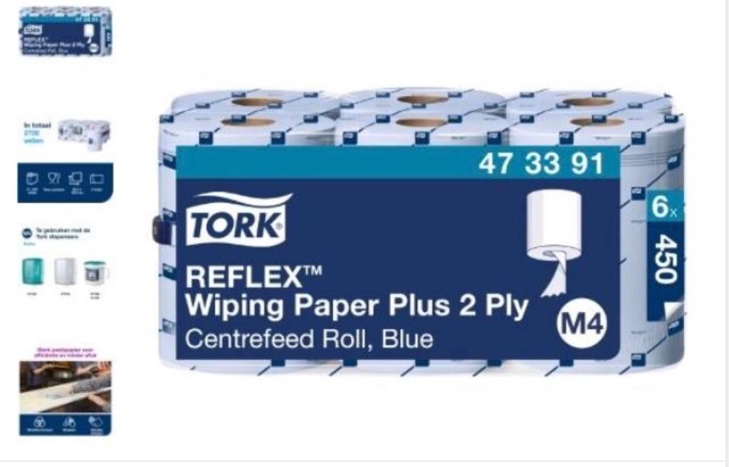 Poetspapier Tork Reflex, Ophalen, Nieuw in verpakking, Overige typen
