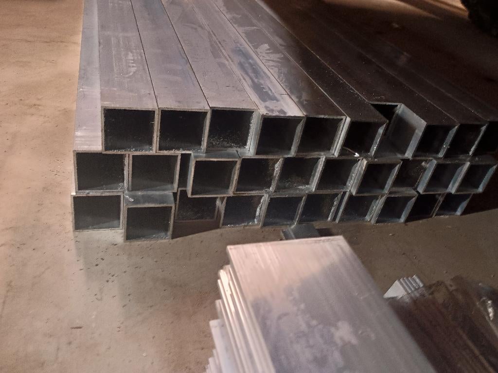 Aluminium profielen (vierkant plat strip) Scherpe prijzen!, Doe-het-zelf en Bouw, Metalen, Ophalen, Nieuw, Aluminium