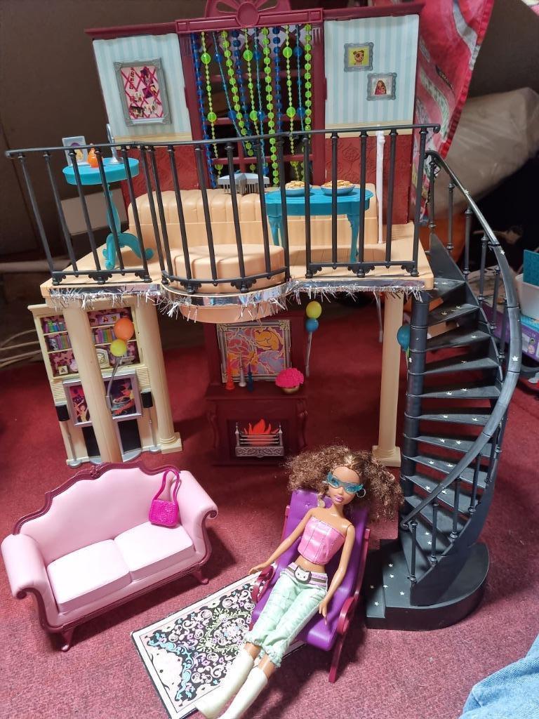 My Scene barbie met huis, Ophalen, Gebruikt, Pop
