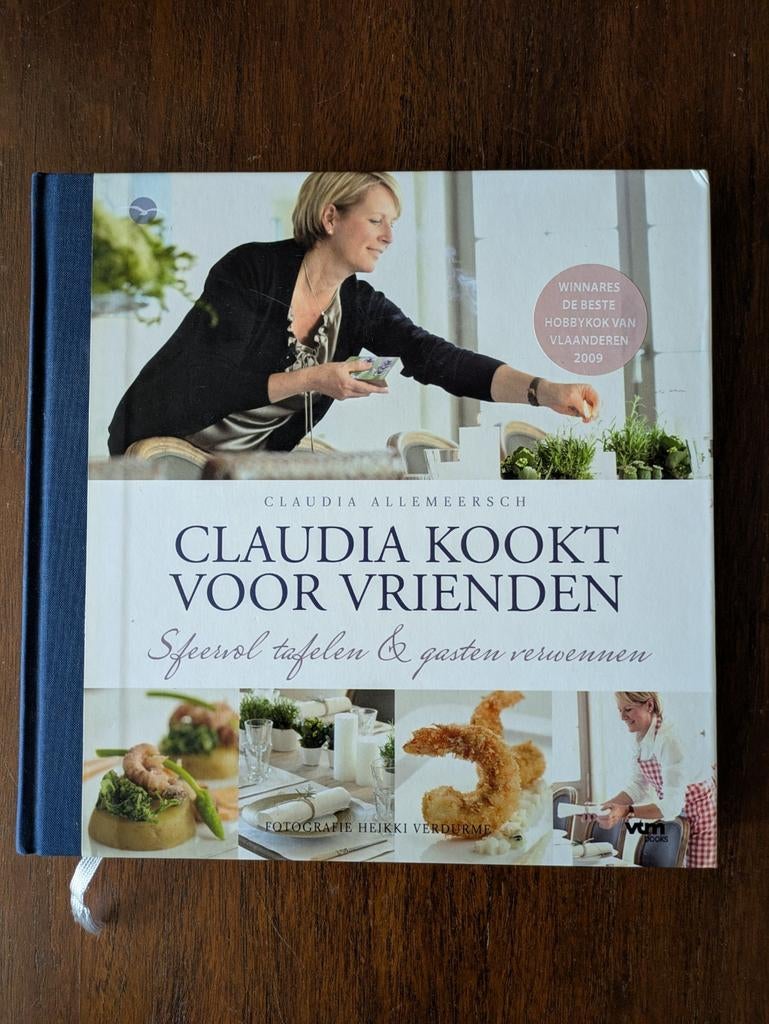 Claudia Allemeersch - Claudia kookt voor vrienden, Boeken, Kookboeken, Ophalen of Verzenden, Gelezen, Claudia Allemeersch