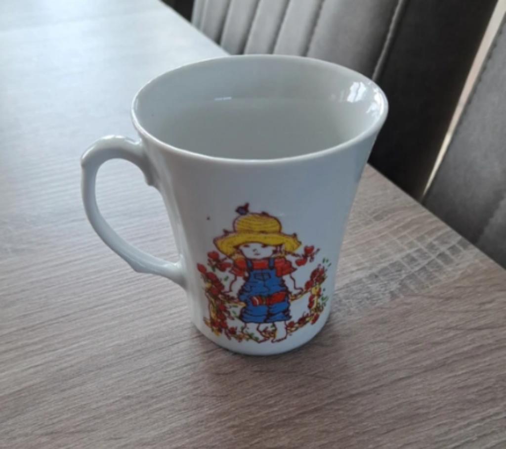 Chodziez tas met mooie tekening, Enlèvement ou Envoi, Comme neuf, Céramique, Tasse(s) et/ou soucoupe(s)