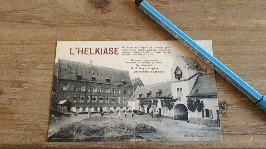 Lessines hôpital pub helkiase, Collections, Avant 1920, Non affranchie, Hainaut