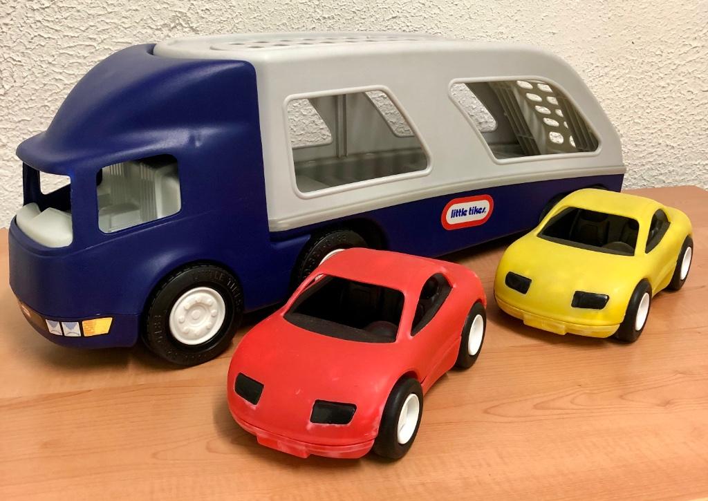 Heel stevige grote Little Tikes Auto Transporter + 2 auto’s, Ophalen of Verzenden, Zo goed als nieuw