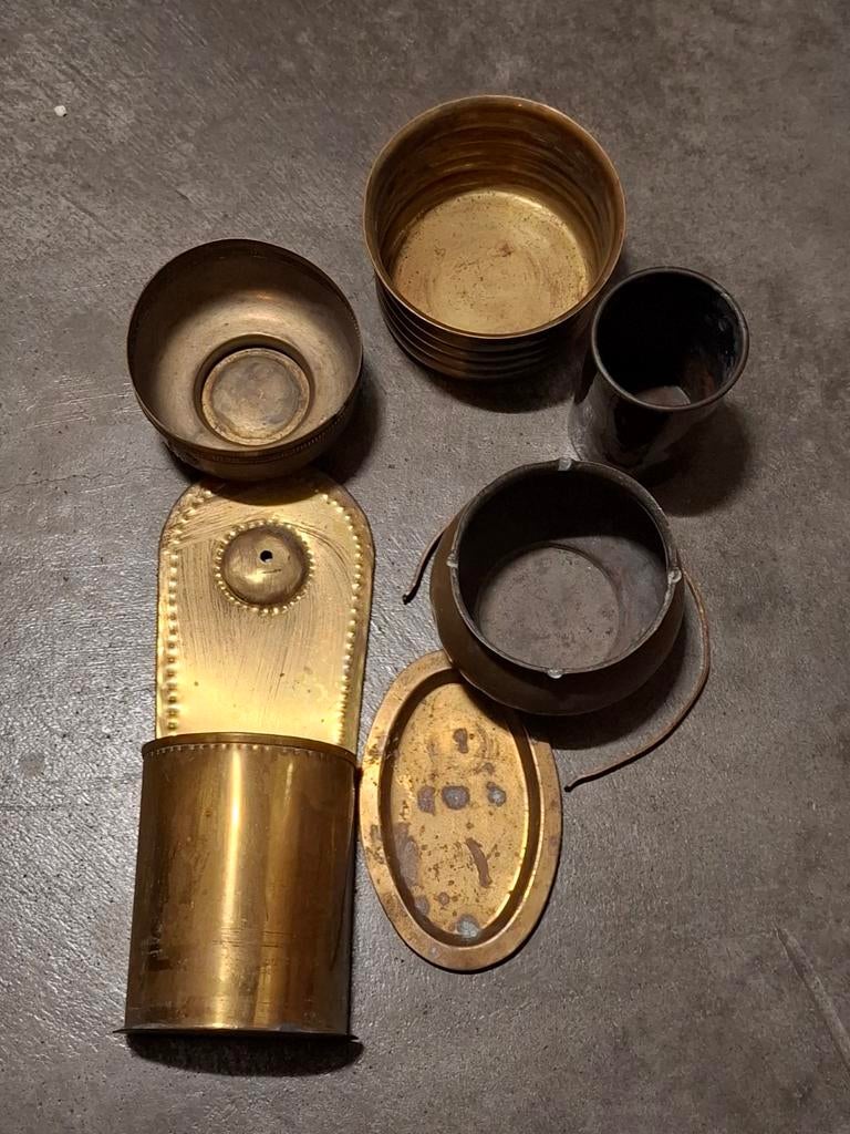 1 lot d’objets anciens en cuivre, Enlèvement, Cuivre