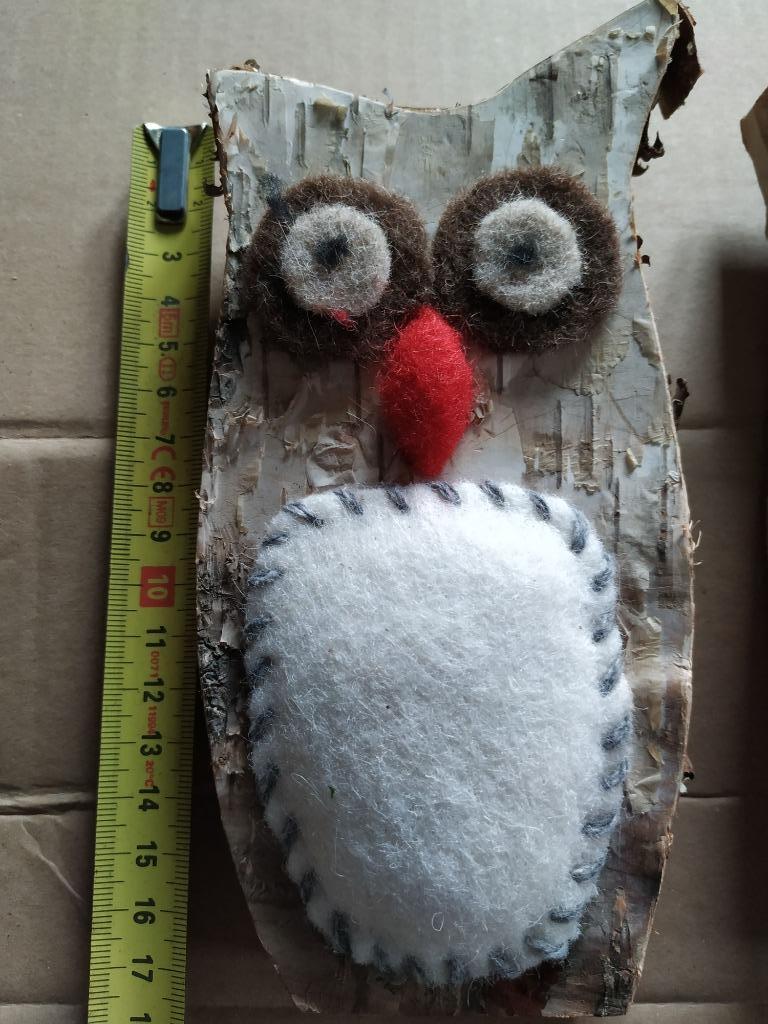 houten uil als decoratie 19/20cm, Ophalen of Verzenden