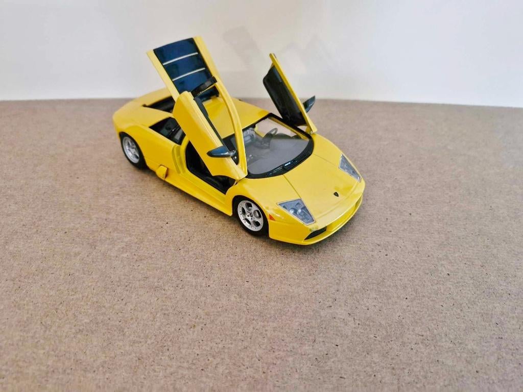 Puntgave Lamborghini Murcielago,metallic goudgeel,onbespeeld, Ophalen of Verzenden, Nieuw, Auto, Maisto