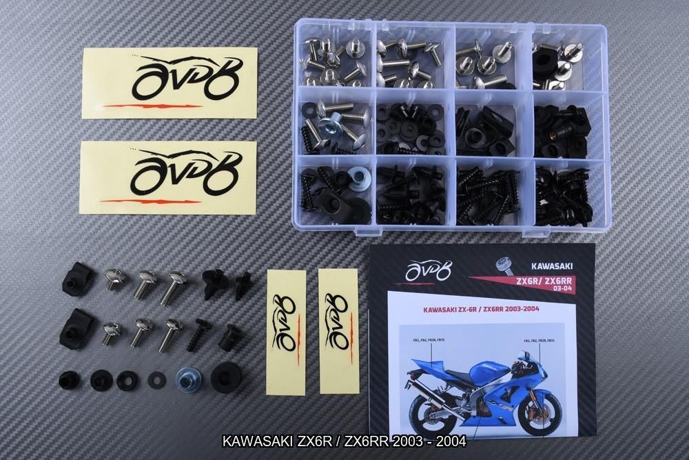 Kuip bouten set voor KAWASAKI ZX6R / ZX6RR 2003 2004, Motoren, Ophalen of Verzenden, Nieuw