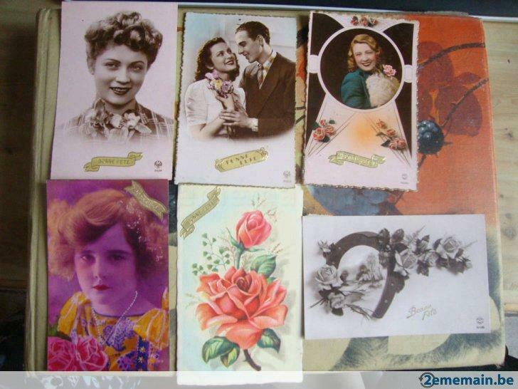 cartes postales "BONNE FETE", Envoi