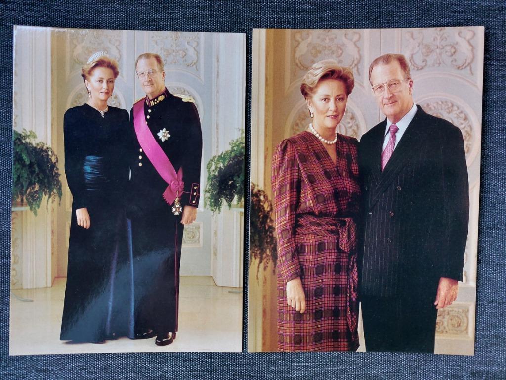 2 postkaarten Albert en Paola, Verzenden
