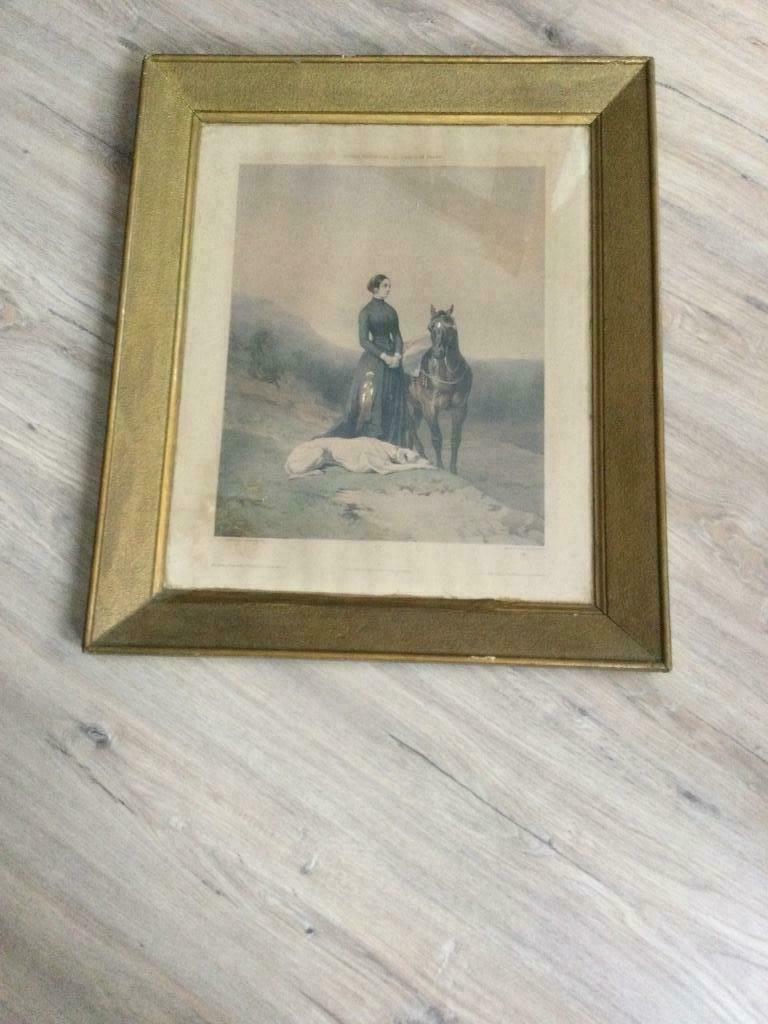 Lithographie  XIXeme Z GENGEMBRE, Enlèvement, Utilisé