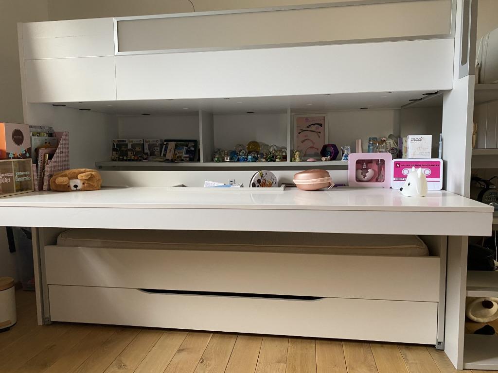 Gautier Dimix stapelbedden met 3 bedden, Ophalen, Zo goed als nieuw, Stapelbed