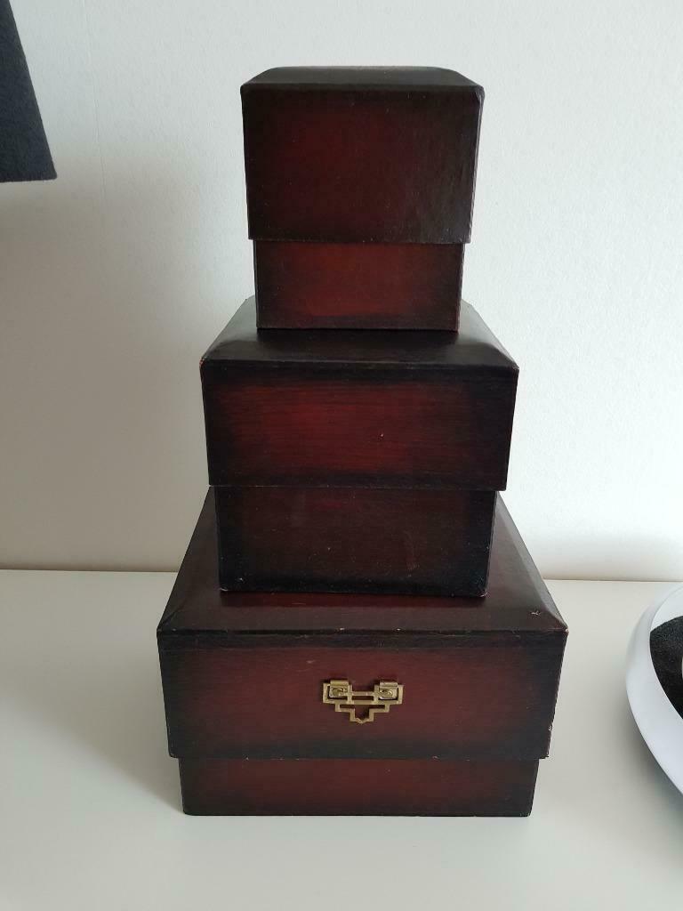 3 in 1 dozen in stevig karton - decoratieve stapeldozen, Ophalen of Verzenden, Zo goed als nieuw