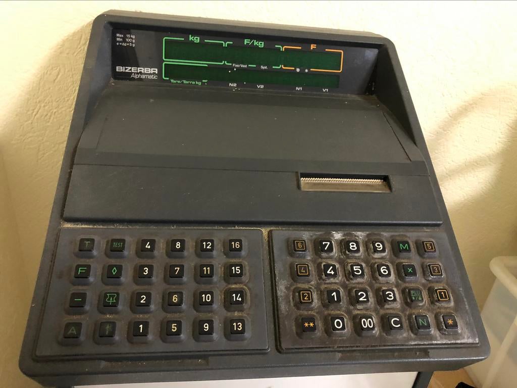 Bizerba professionele weegschaal, Ophalen, Gebruikt