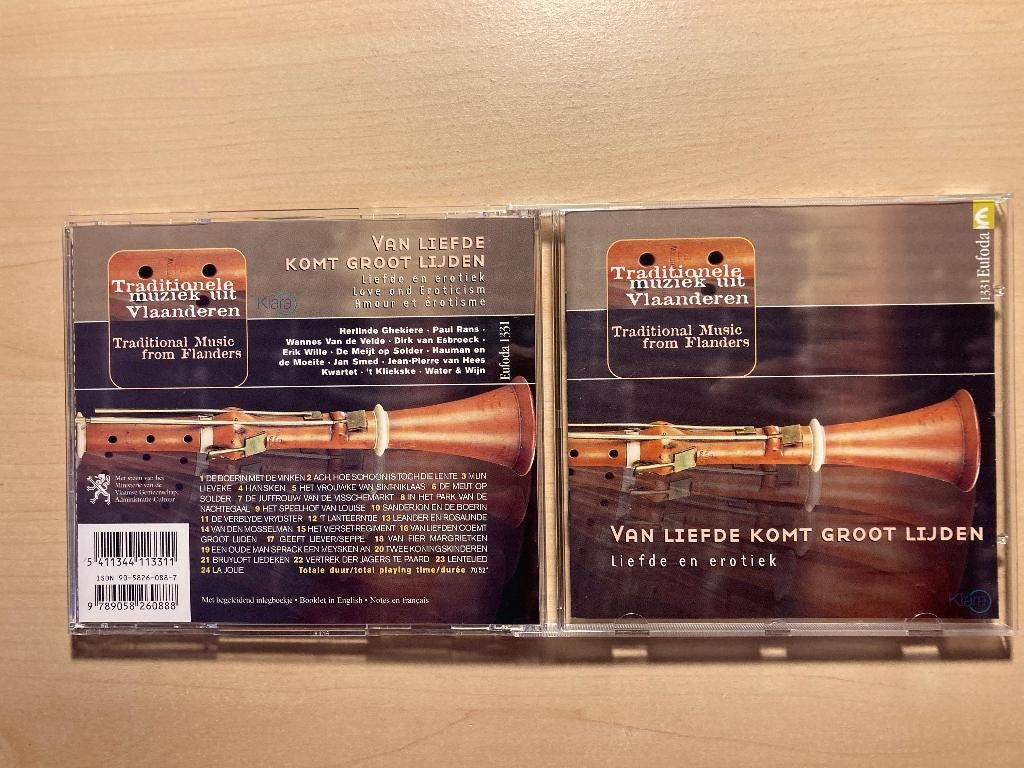 6 cd's traditionele muziek uit Vlaanderen, Cd's en Dvd's, Cd's | Overige Cd's, Zo goed als nieuw, Ophalen