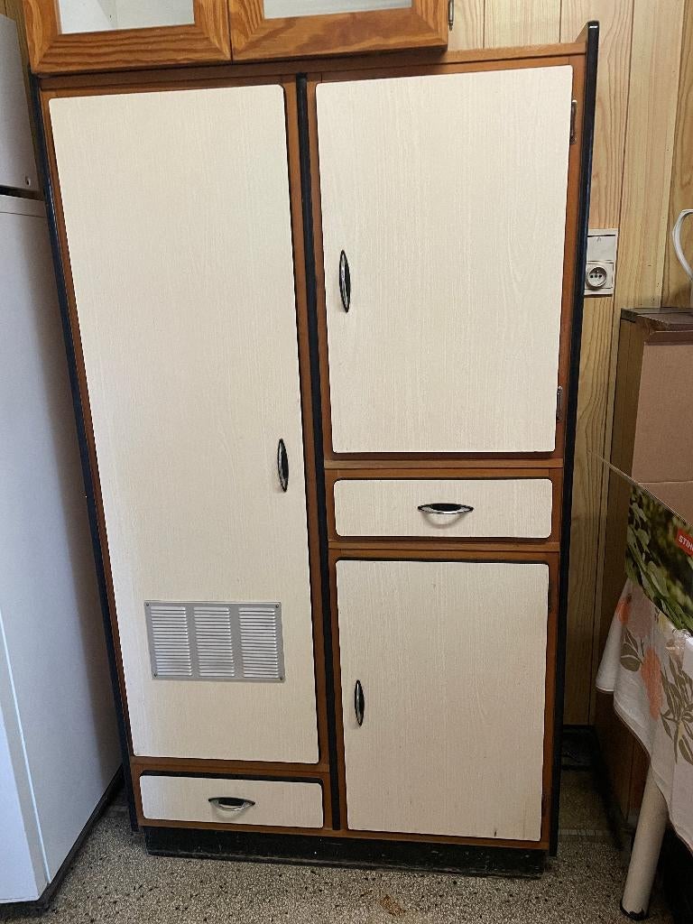 Vintage keukenkast / voorraadkast – jaren 50/60 stijl, Enlèvement, Maison et Meubles