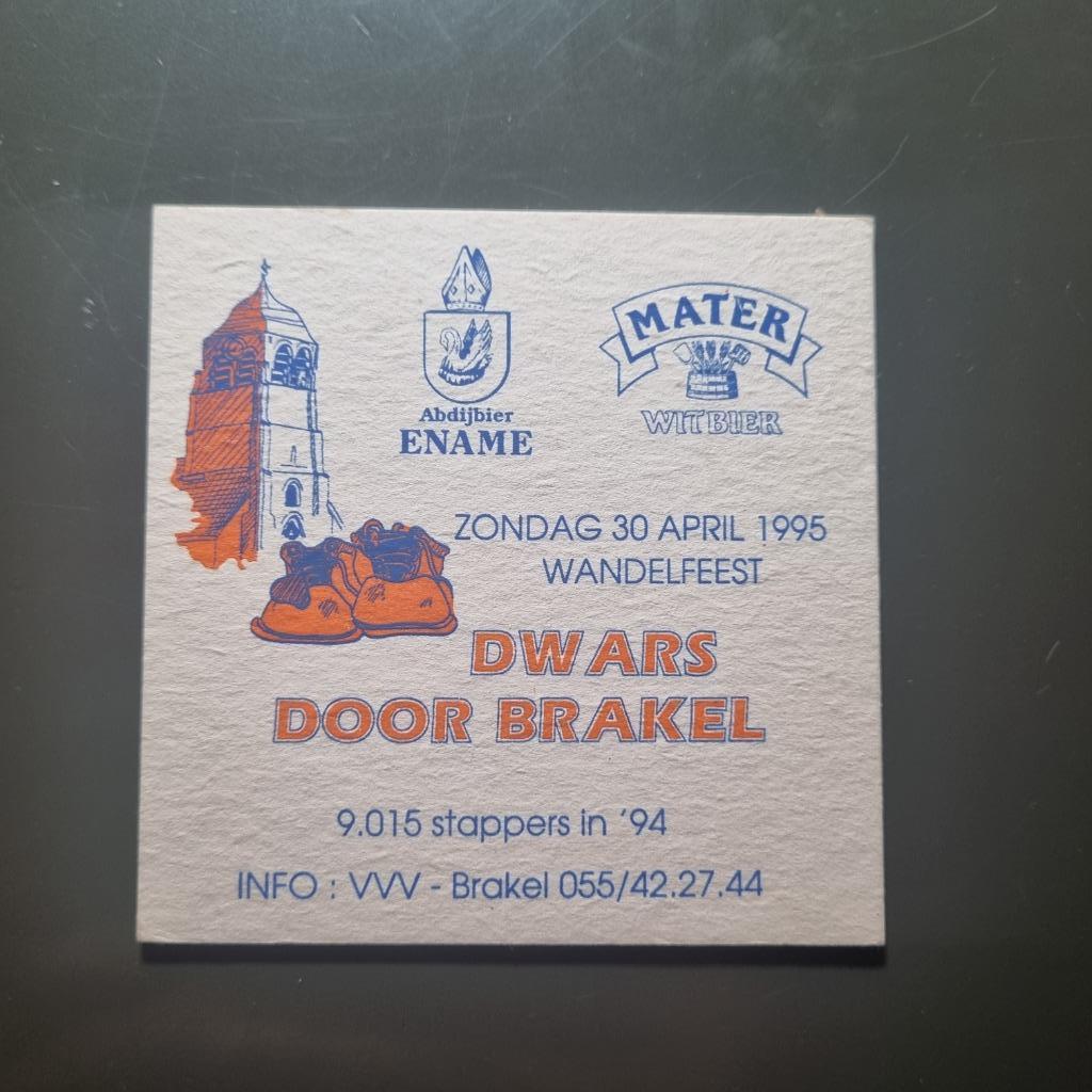 Sous Bock Ename - Mater, Verzamelen, Ophalen of Verzenden, Gebruikt, Viltje(s), Overige merken