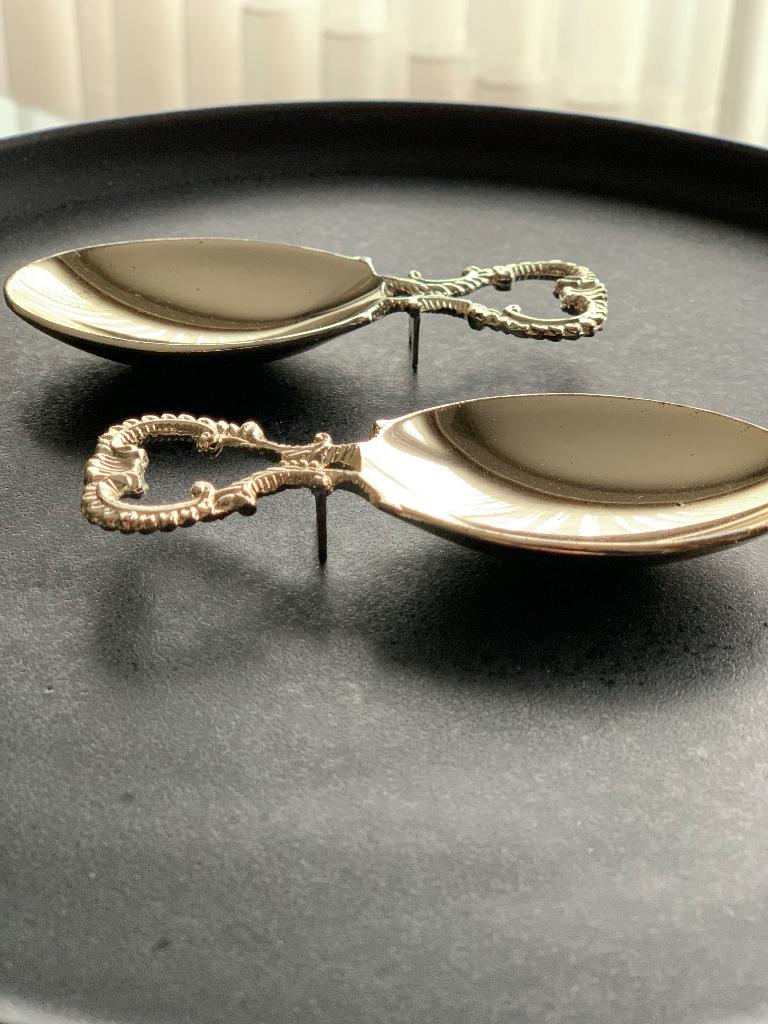 Ensemble de 16 cuillères Amuse en métal argenté — Vintage, Enlèvement ou Envoi, Argent