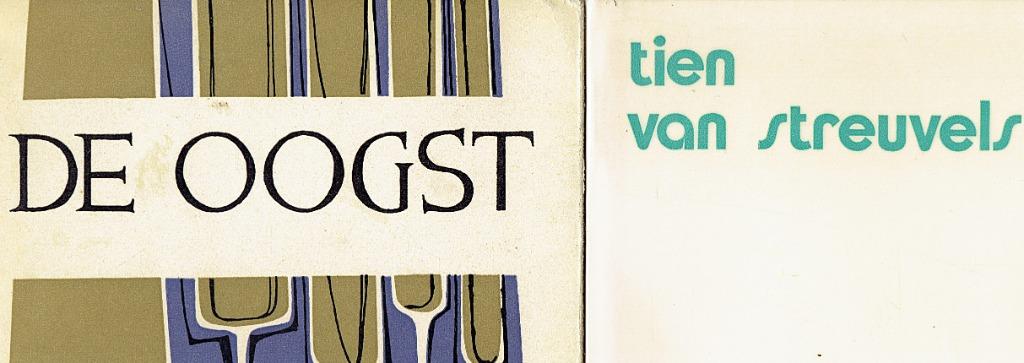 Stijn Streuvels. Twee boeken. DE OOGST en TIEN VAN STREUVELS, Boeken, Literatuur, Gelezen, België, Ophalen of Verzenden