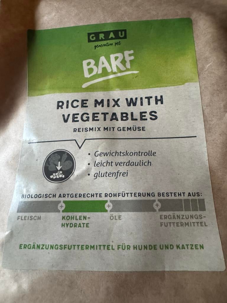 Riz et  légumes pour chiens, Enlèvement ou Envoi, Chien